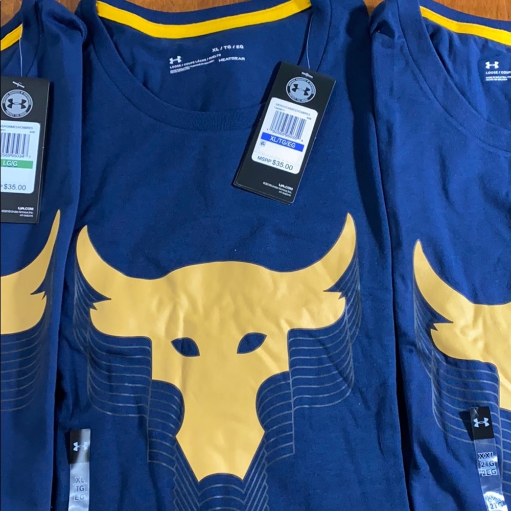 Men’s Project Rock T Shirt. Brand new under Armour